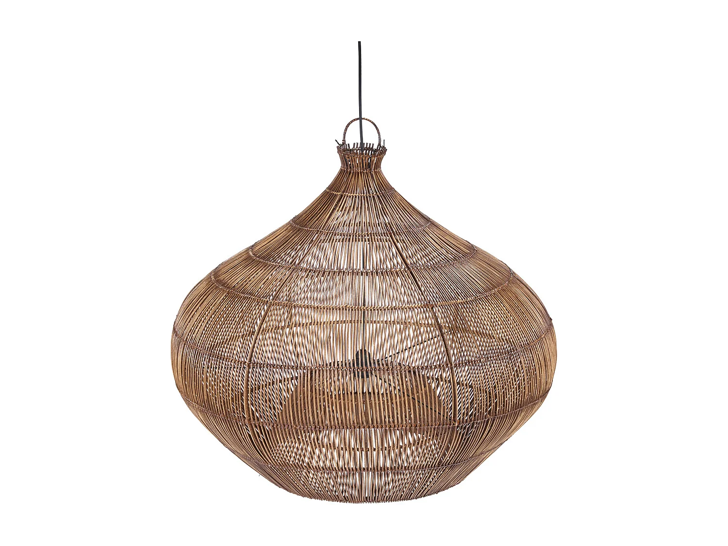 Die Desert Gourd Hängeleuchte - Dunkles Walnuss - L