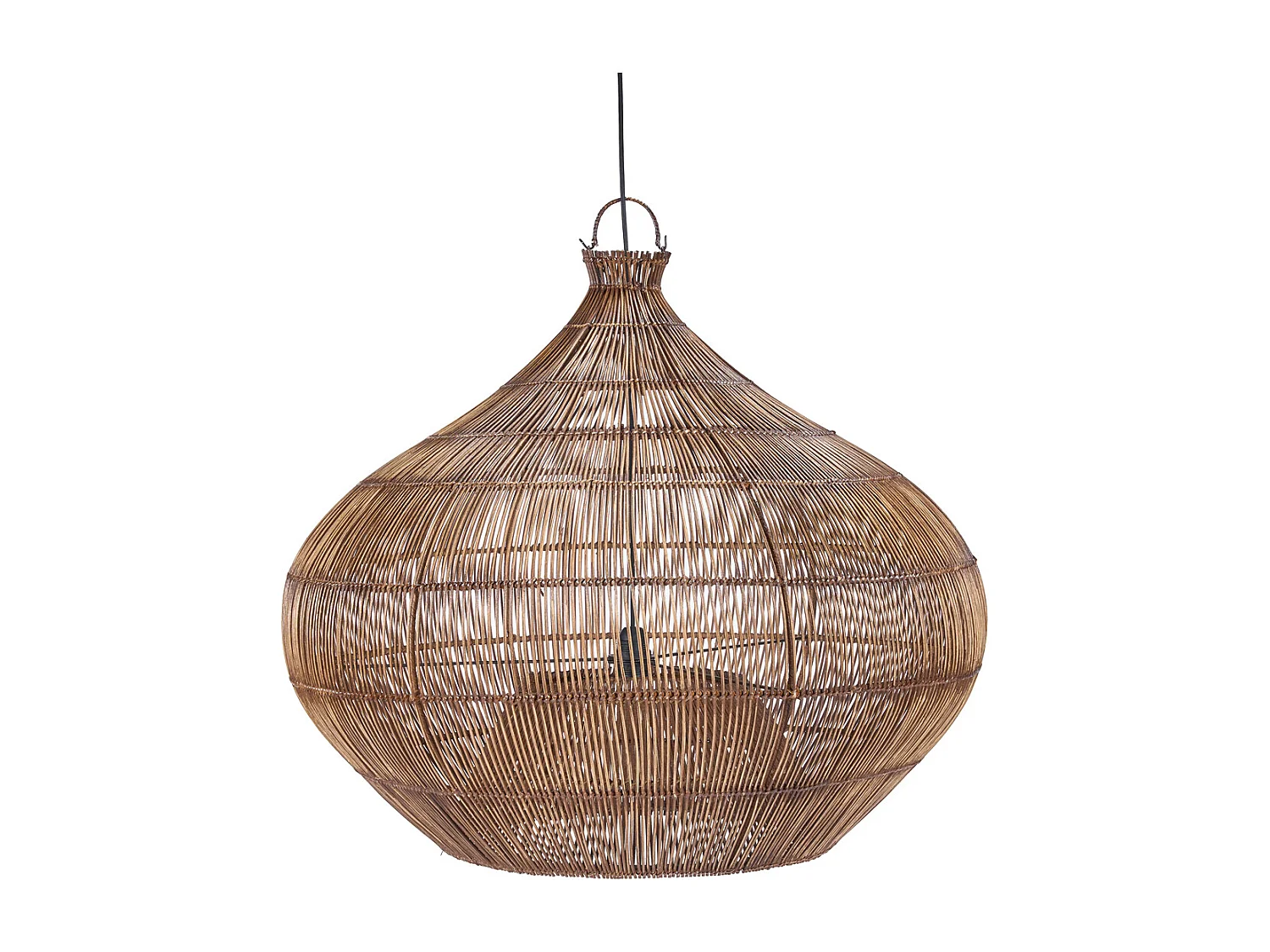 Die Desert Gourd Hängeleuchte - Dunkles Walnuss - L