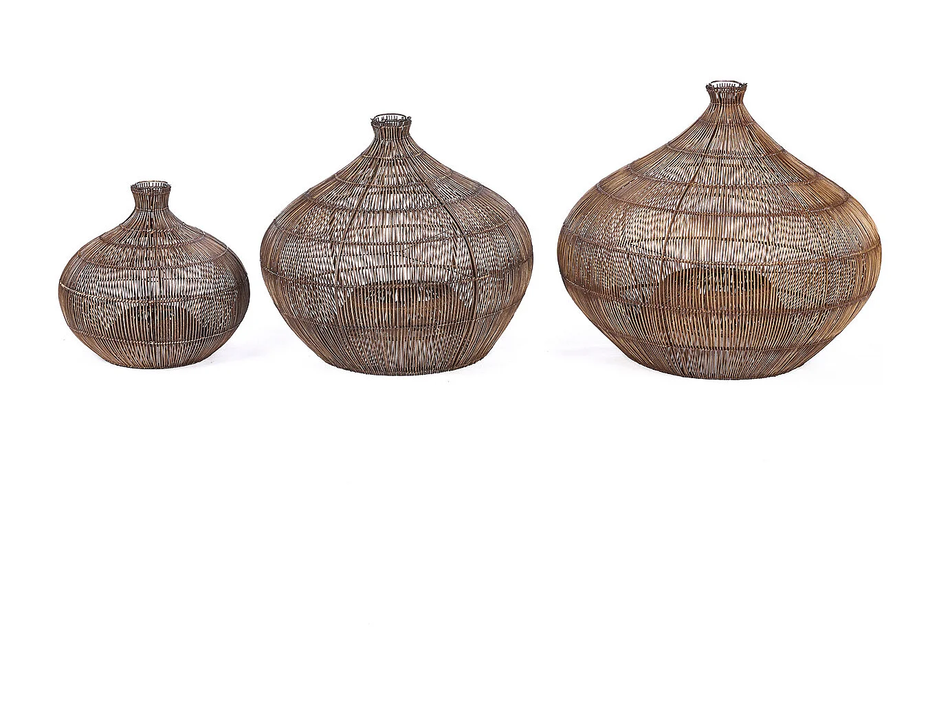 Die Desert Gourd Hängeleuchte - Dunkles Walnuss - L