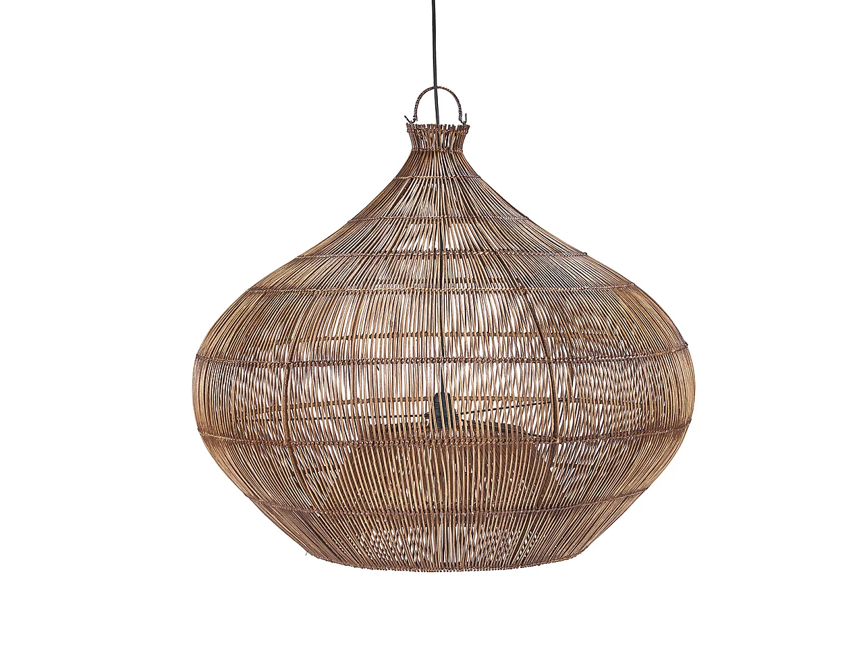 Le Luminaire Suspendu Desert Gourd - Noyer Foncé - L