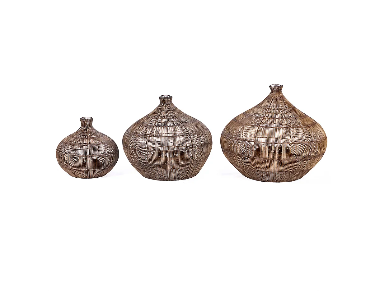 Le Luminaire Suspendu Desert Gourd - Noyer Foncé - S