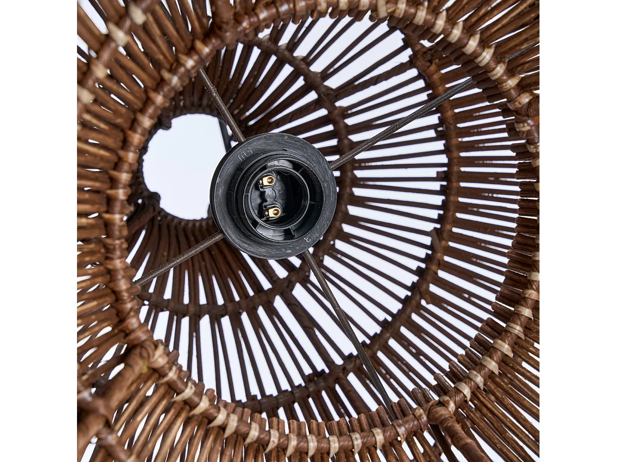 Le Luminaire Suspendu Desert Gourd - Noyer Foncé - S