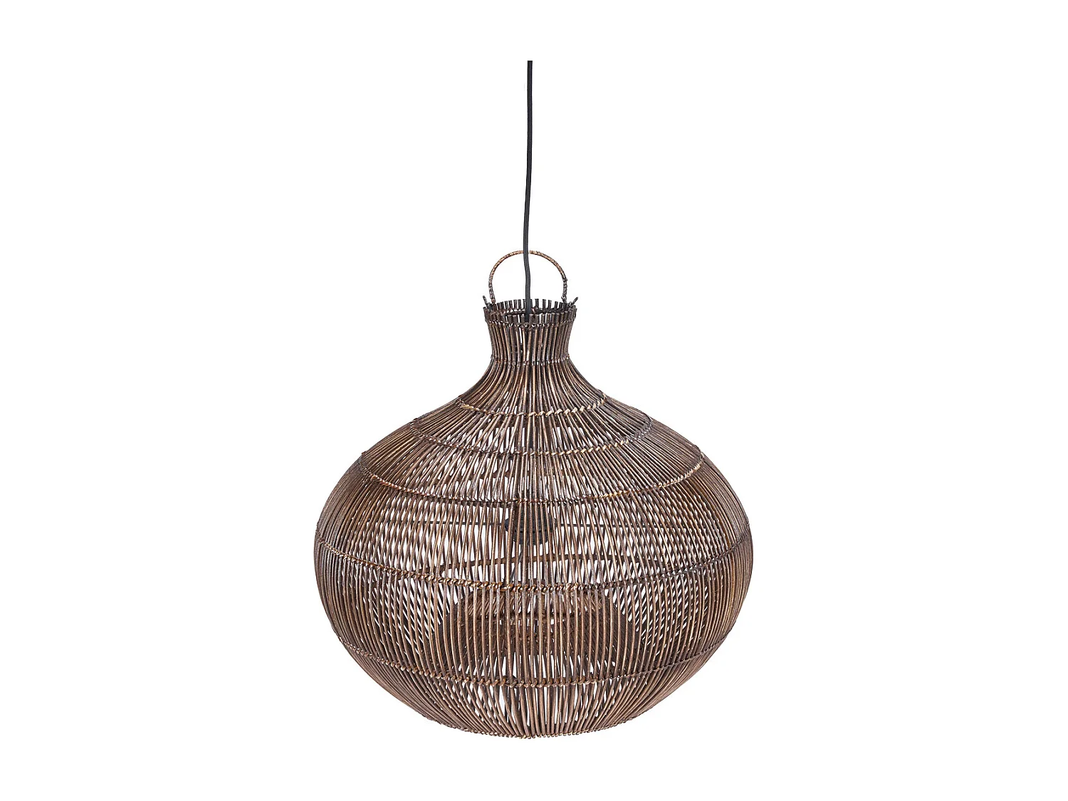Le Luminaire Suspendu Desert Gourd - Noyer Foncé - S