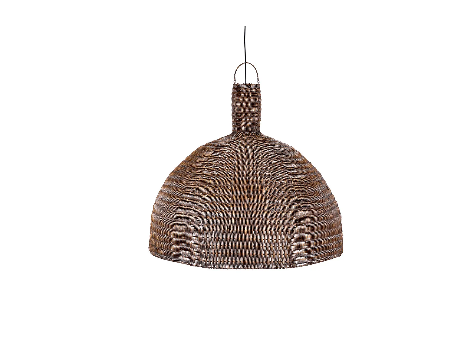 Die Kuppel Hängeleuchte - Dunkel Nussbaum - XL