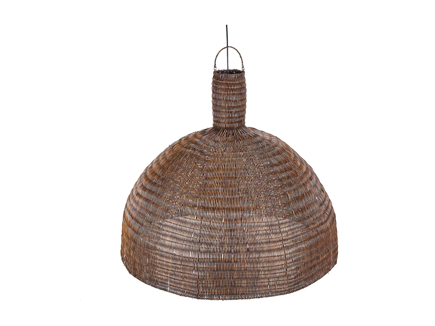 Die Kuppel Hängeleuchte - Dunkel Nussbaum - XL