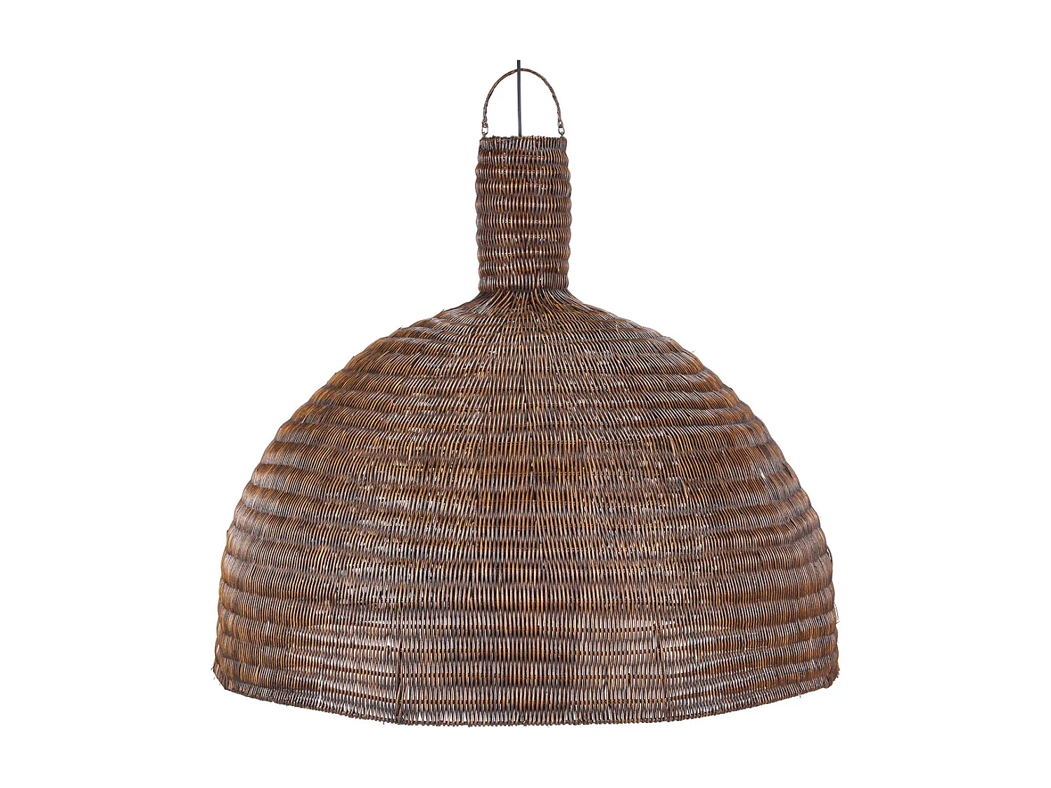 Die Kuppel Hängeleuchte - Dunkel Nussbaum - XL