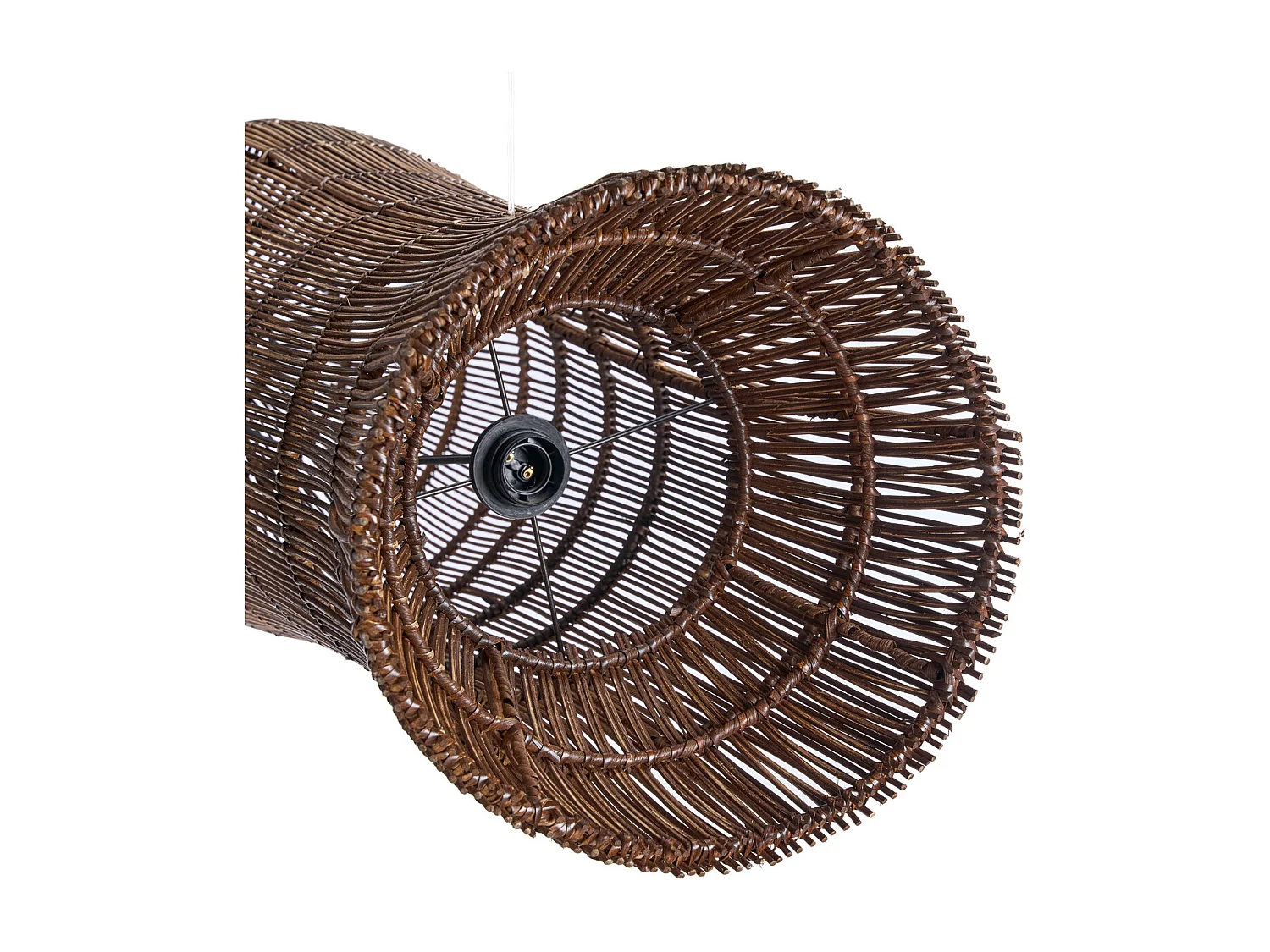 Die Oasis Tower Hängeleuchte - Dunkles Walnuss - XL