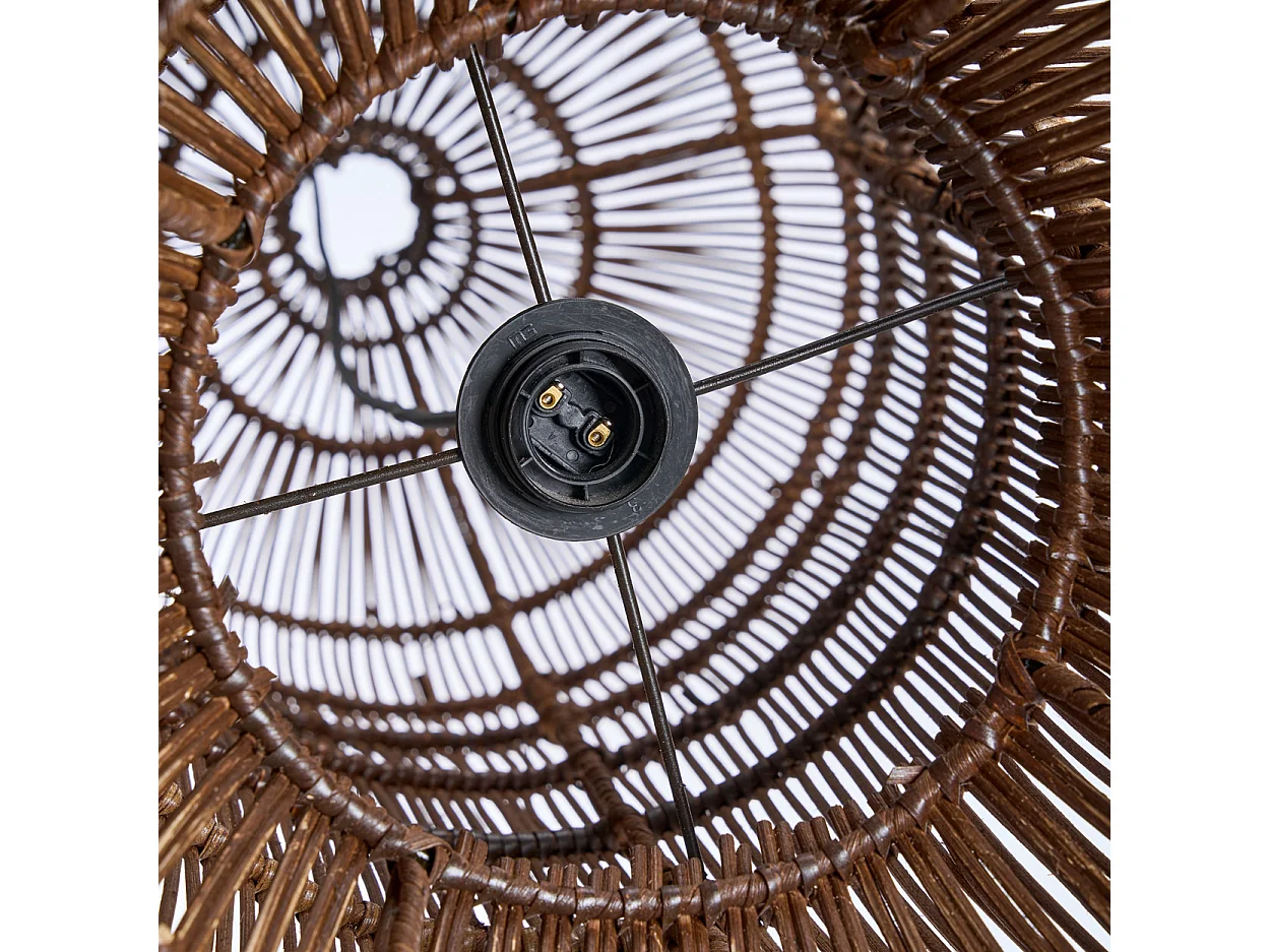 Die Oasis Tower Hängeleuchte - Dunkles Walnuss - XL