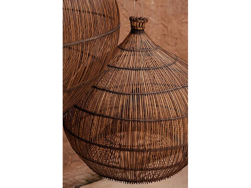 Le Luminaire Suspendu Desert Gourd - Noyer Foncé - M