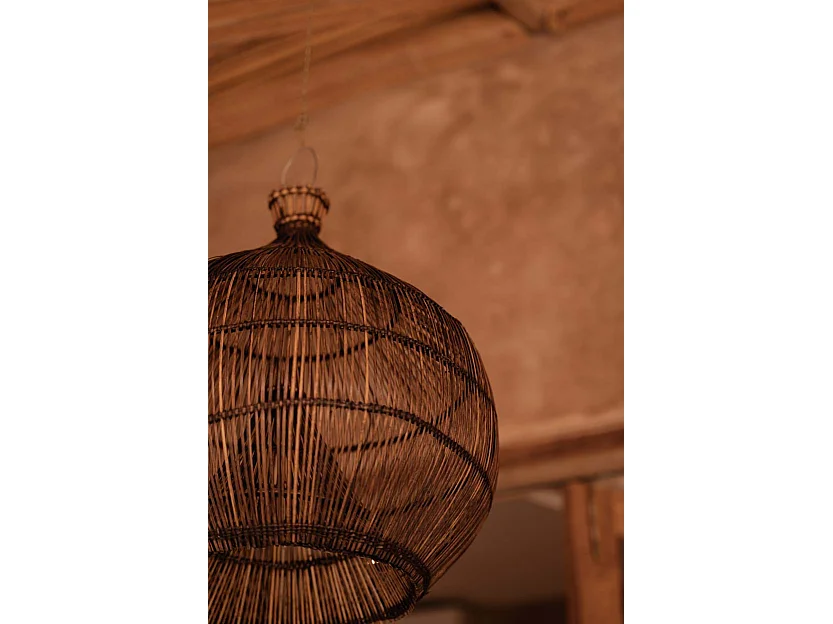 Le Luminaire Suspendu Desert Gourd - Noyer Foncé - M