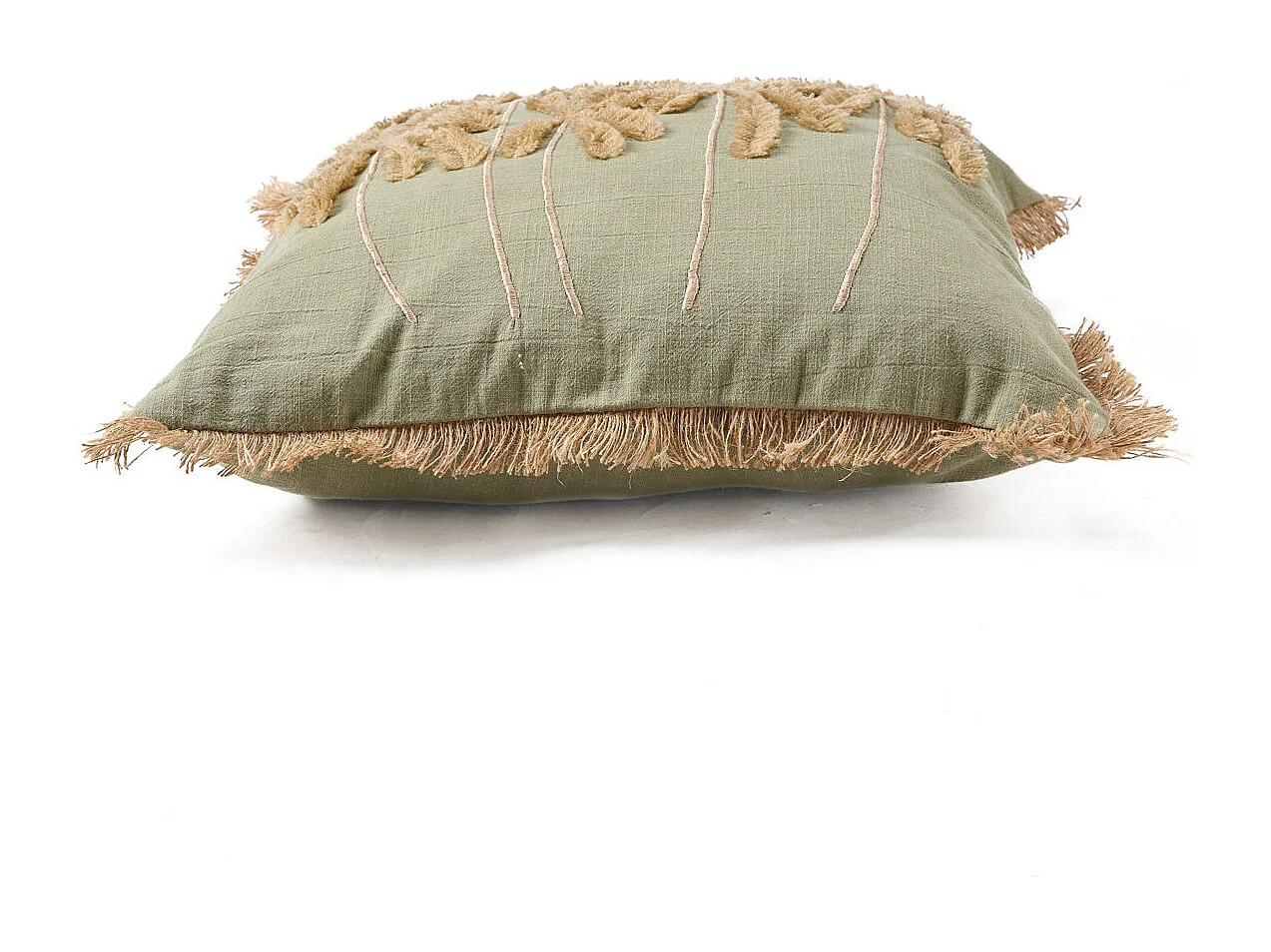 The Tropical Breeze Cushion Cover - Forest Green
