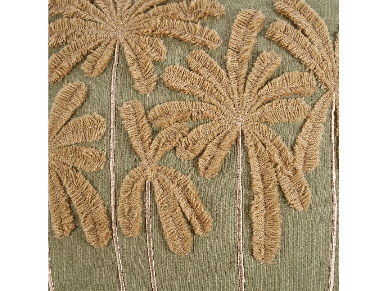 The Tropical Breeze Cushion Cover - Forest Green