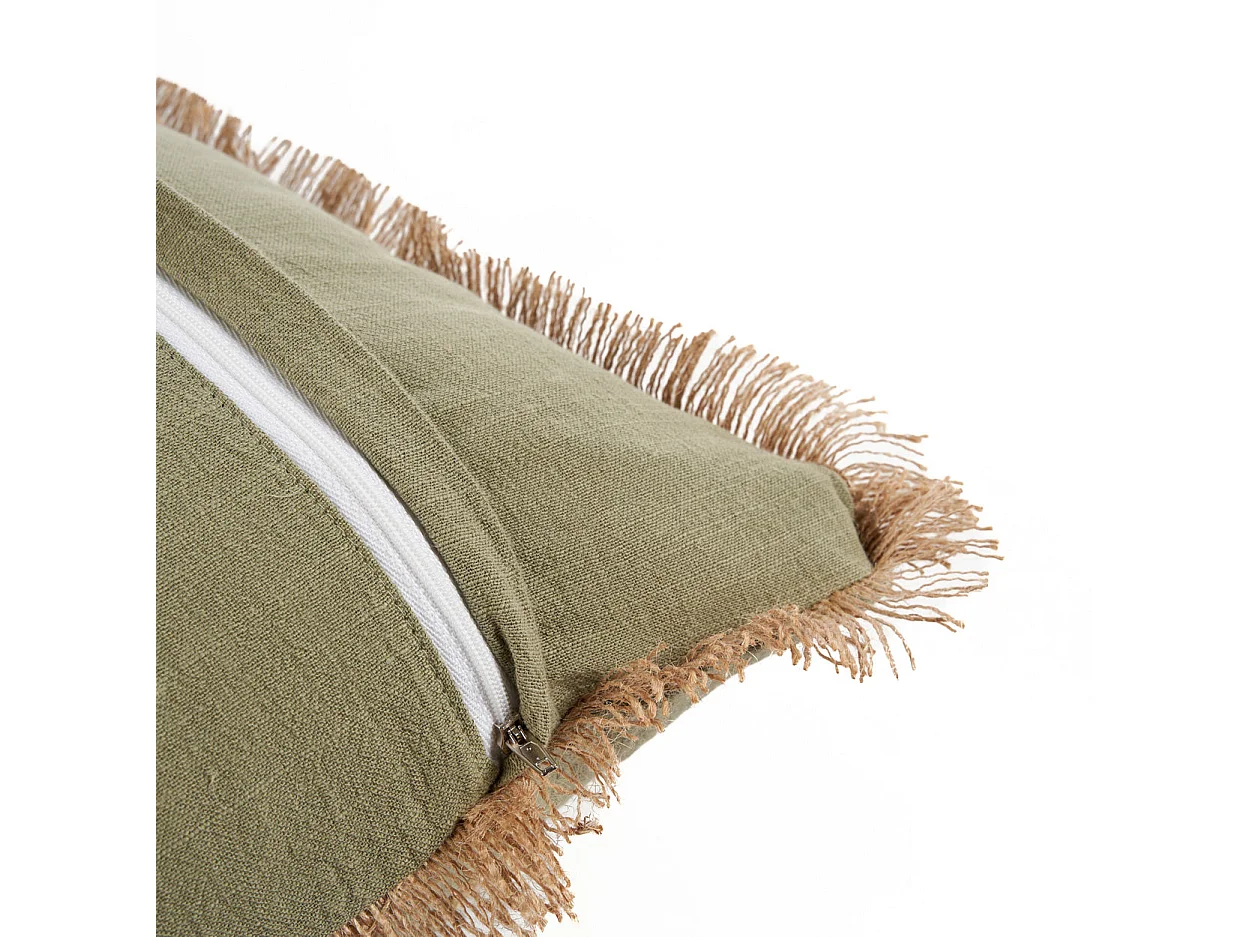 The Tropical Breeze Cushion Cover - Forest Green