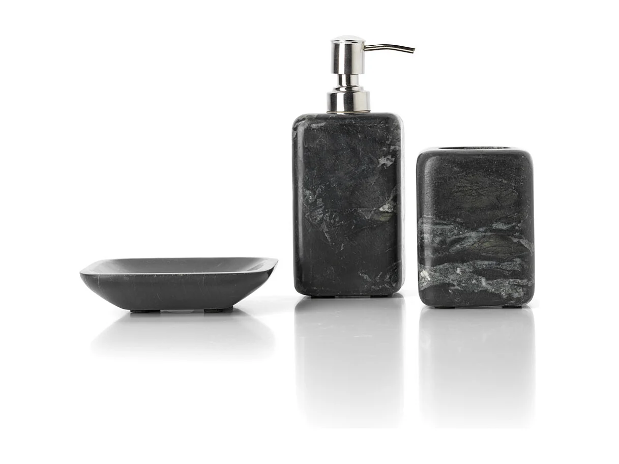 The Marble Soap Dispenser - Marine Black