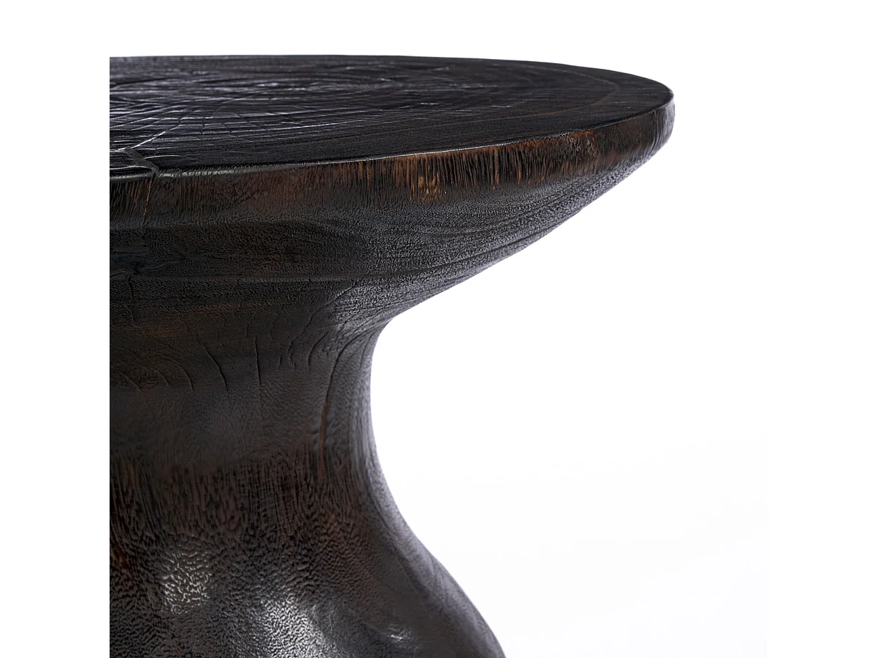 La Table d’Appoint Hourglass - Noyer Foncé