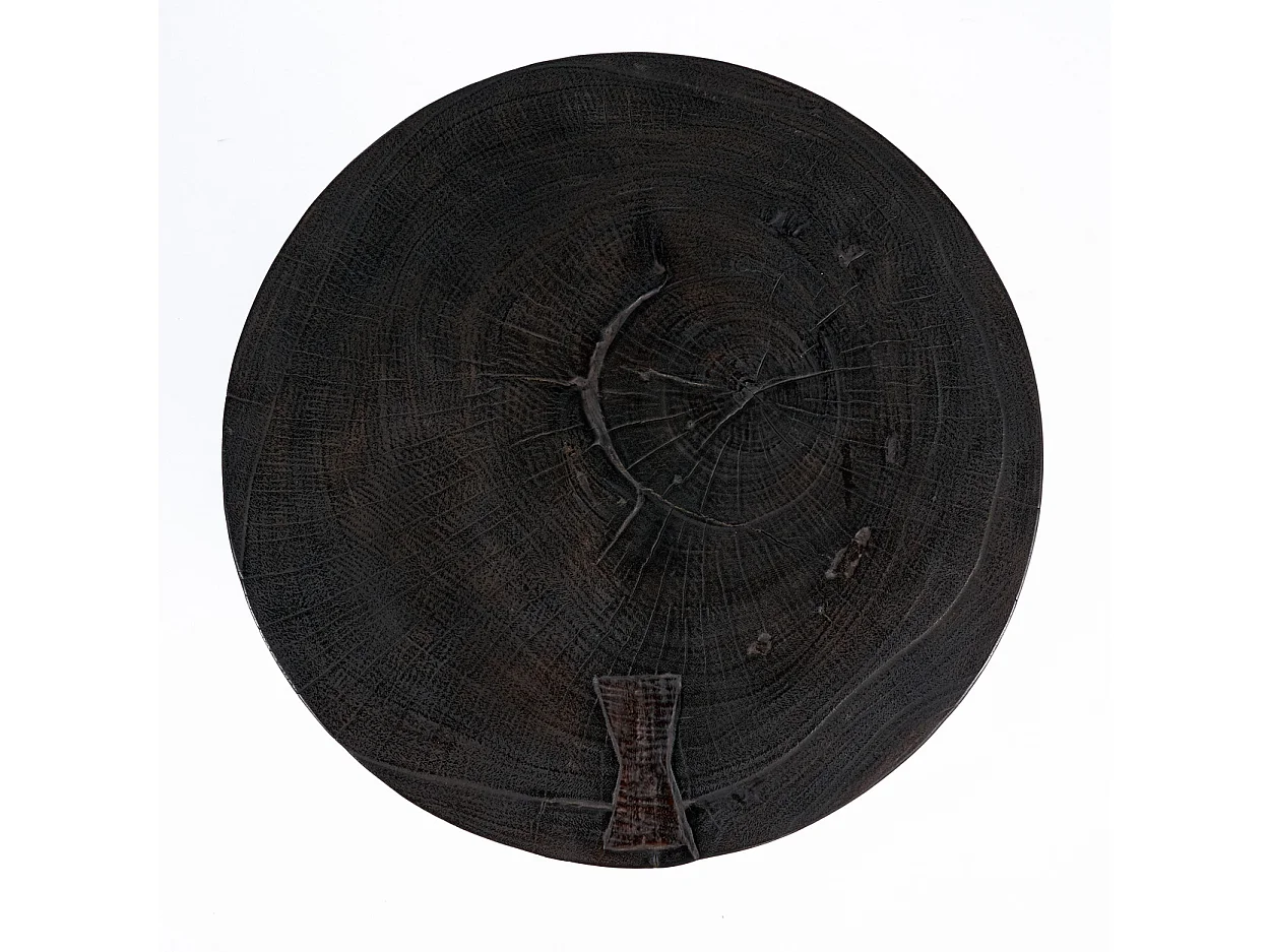 La Table d’Appoint Hourglass - Noyer Foncé