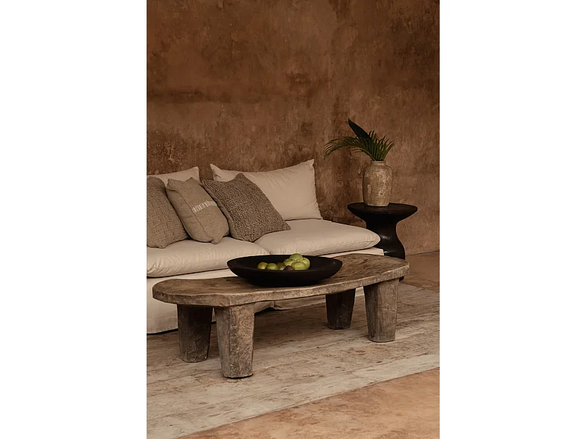 La Table d’Appoint Hourglass - Noyer Foncé