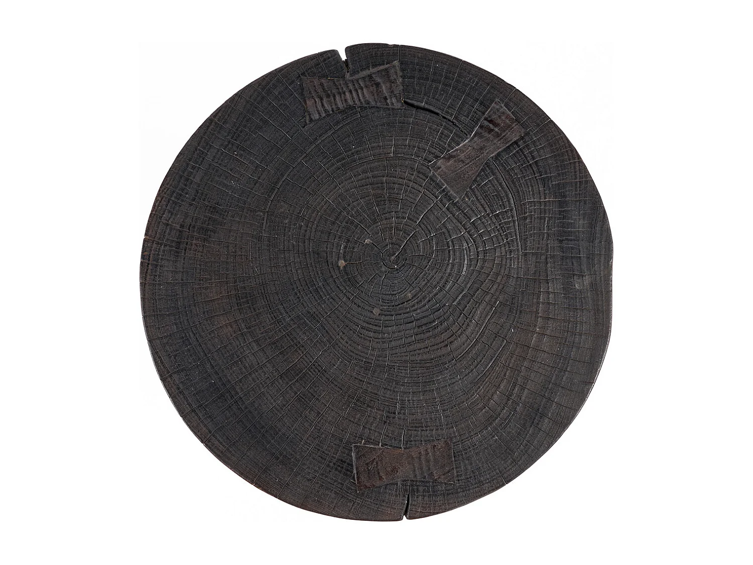 The Drumline Side Table - Dark Walnut