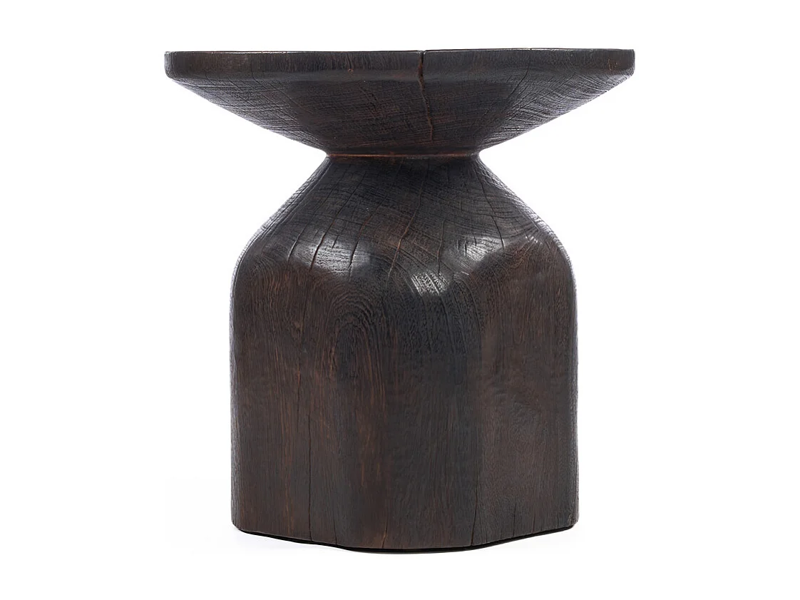 The Drumline Side Table - Dark Walnut