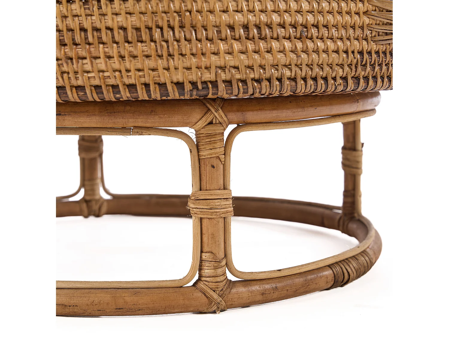 Das Rattan Rise Tray - Natürlich Braun