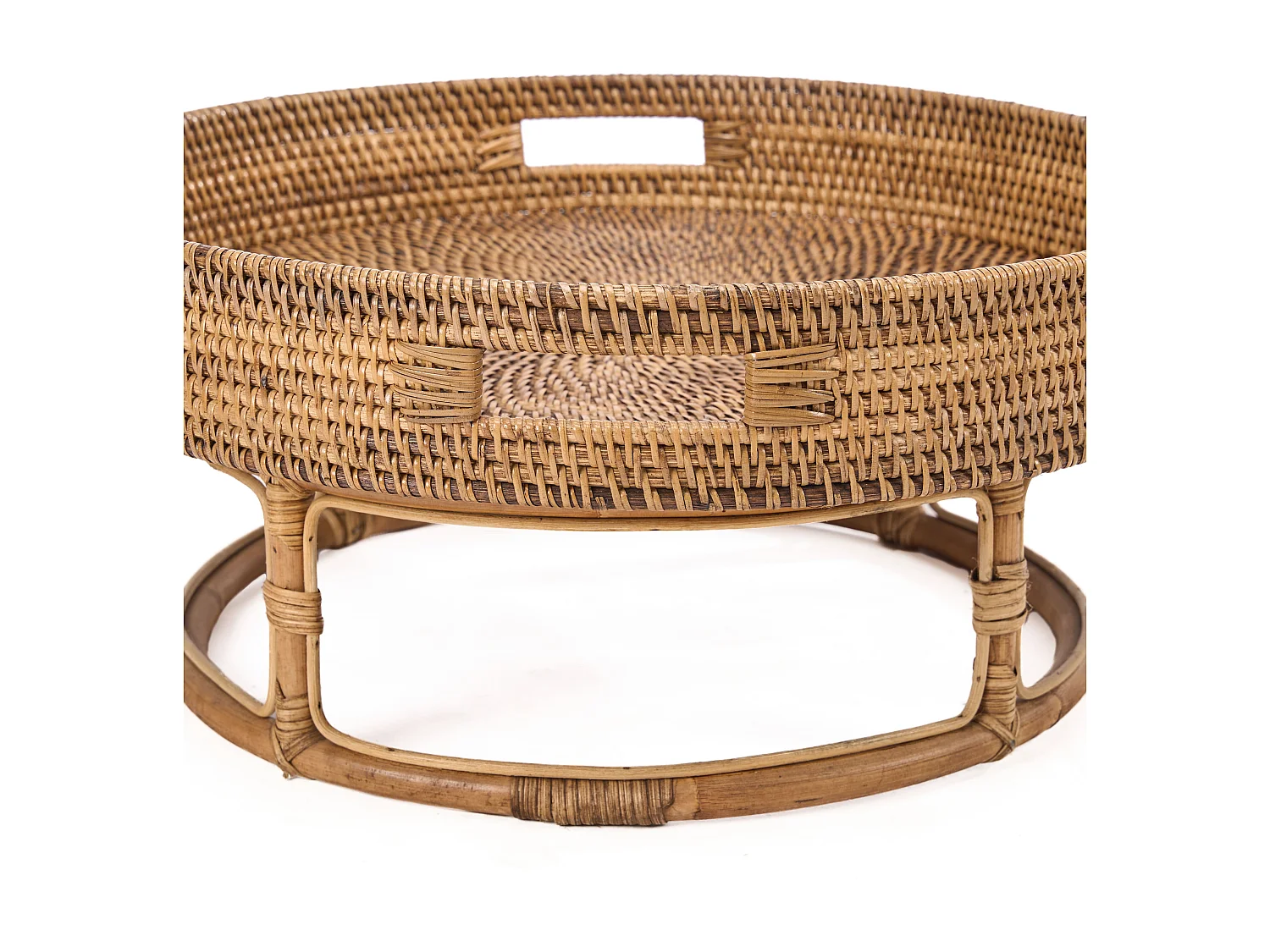 Das Rattan Rise Tray - Natürlich Braun