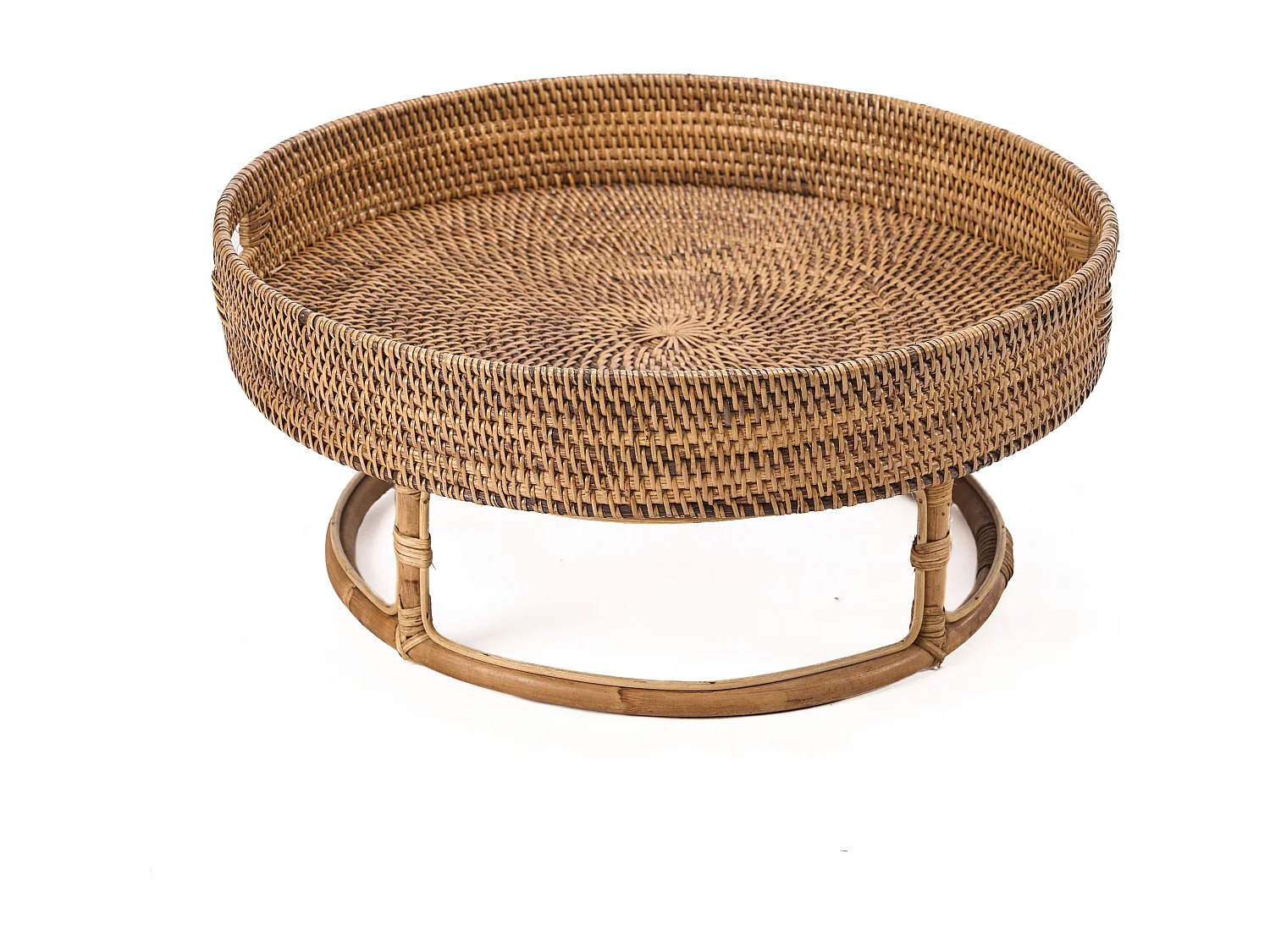 Das Rattan Rise Tray - Natürlich Braun