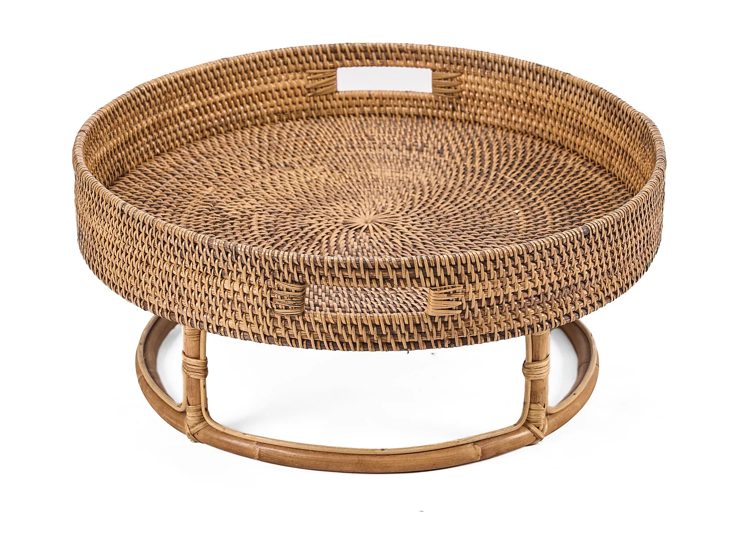 Le Rattan Rise Tray - Brun Naturel
