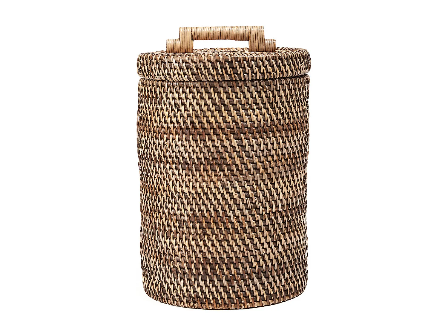The Rattan Bin High - Natural Brown