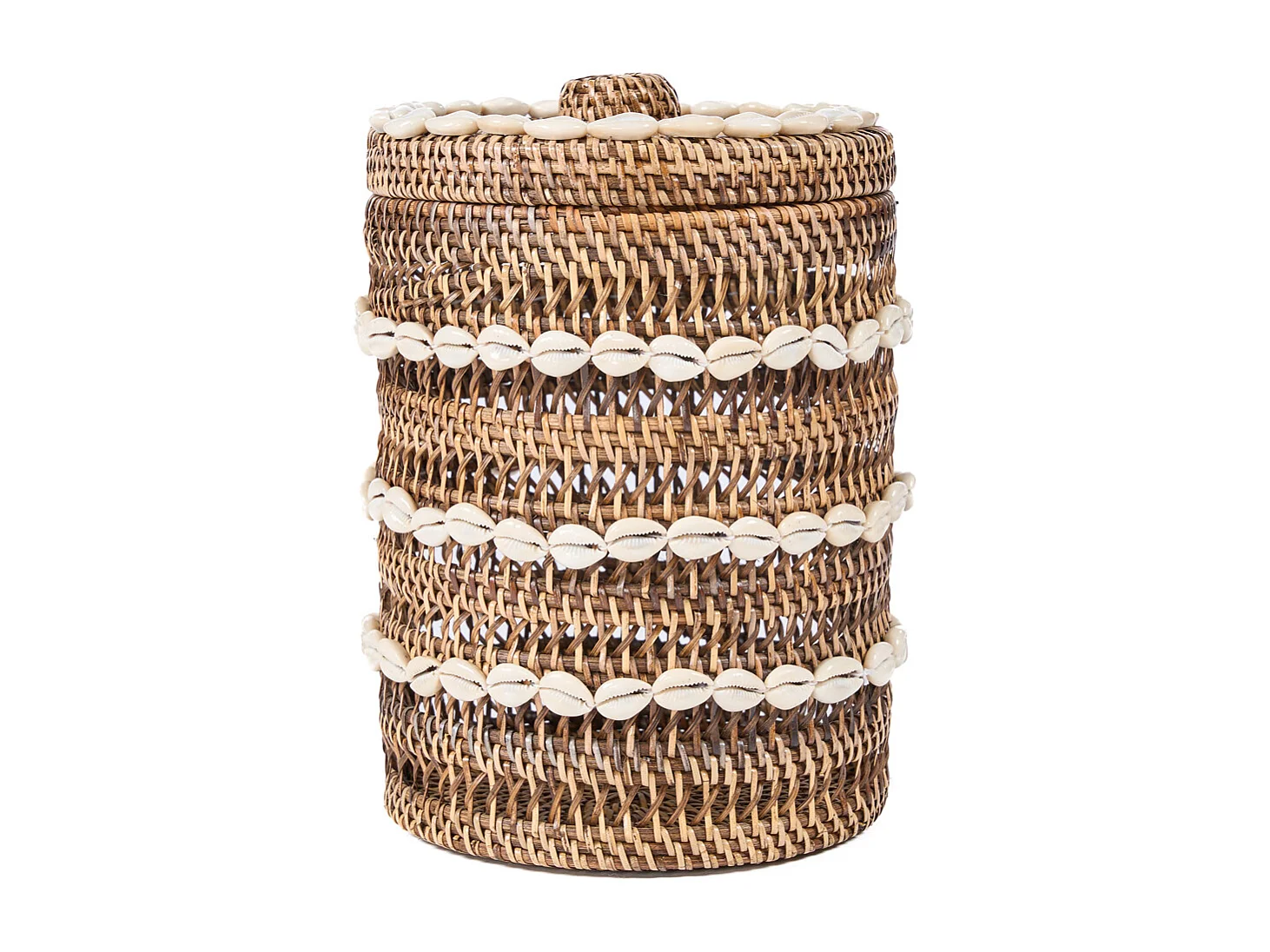 Le Panier de Rangement Shell - Brun Naturel