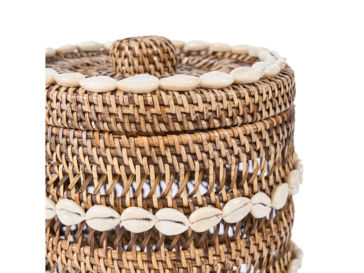Le Panier de Rangement Shell - Brun Naturel