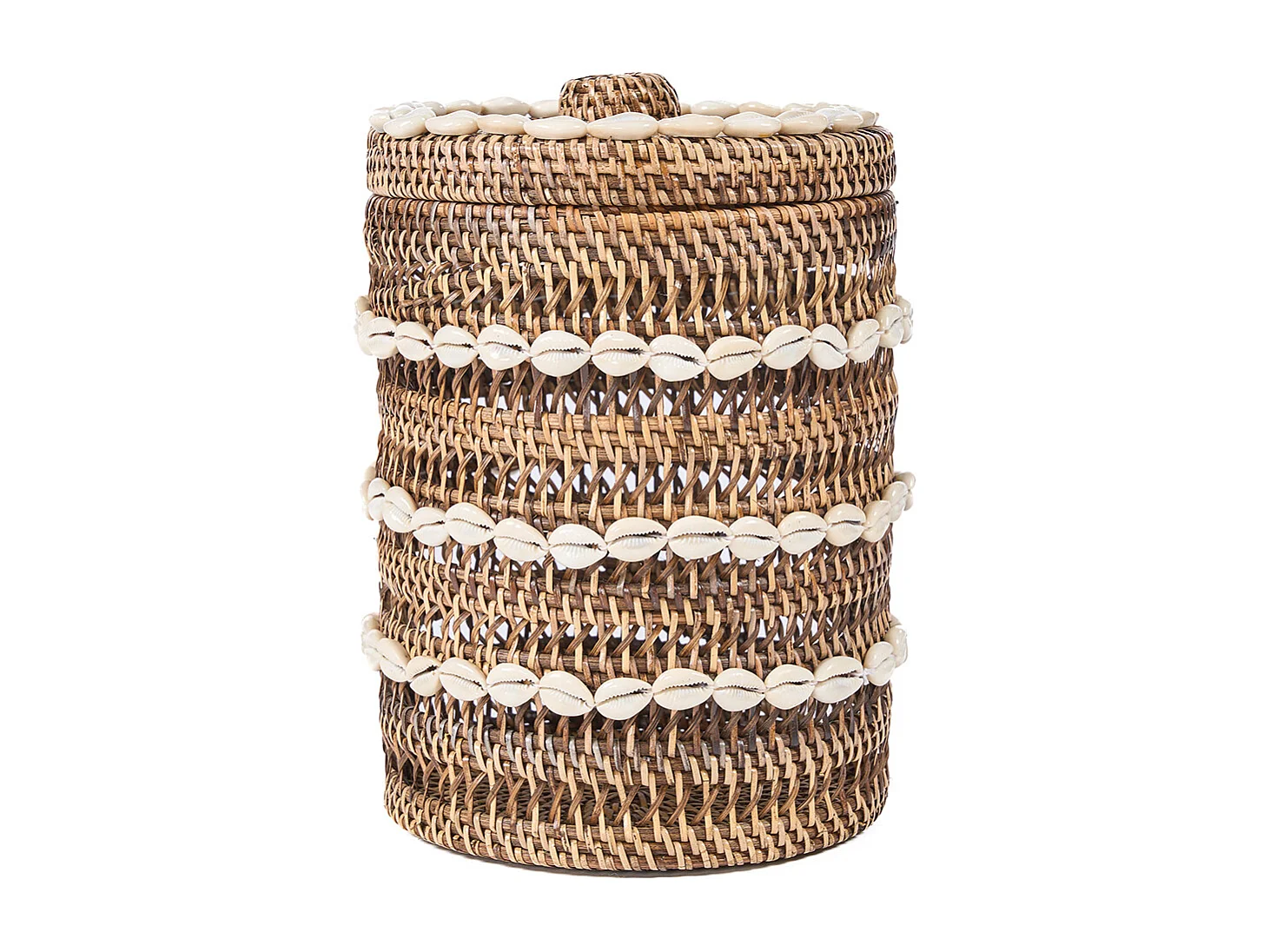Le Panier de Rangement Shell - Brun Naturel