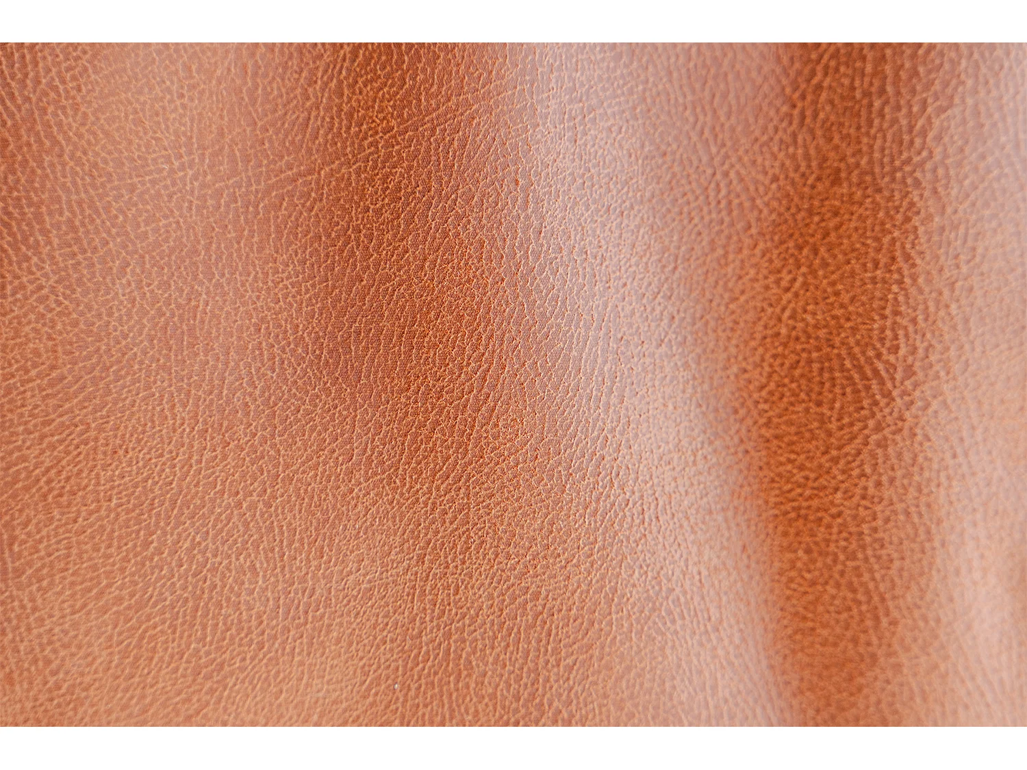 Polsterhocker - Braun Lederfaserstoff - MIA