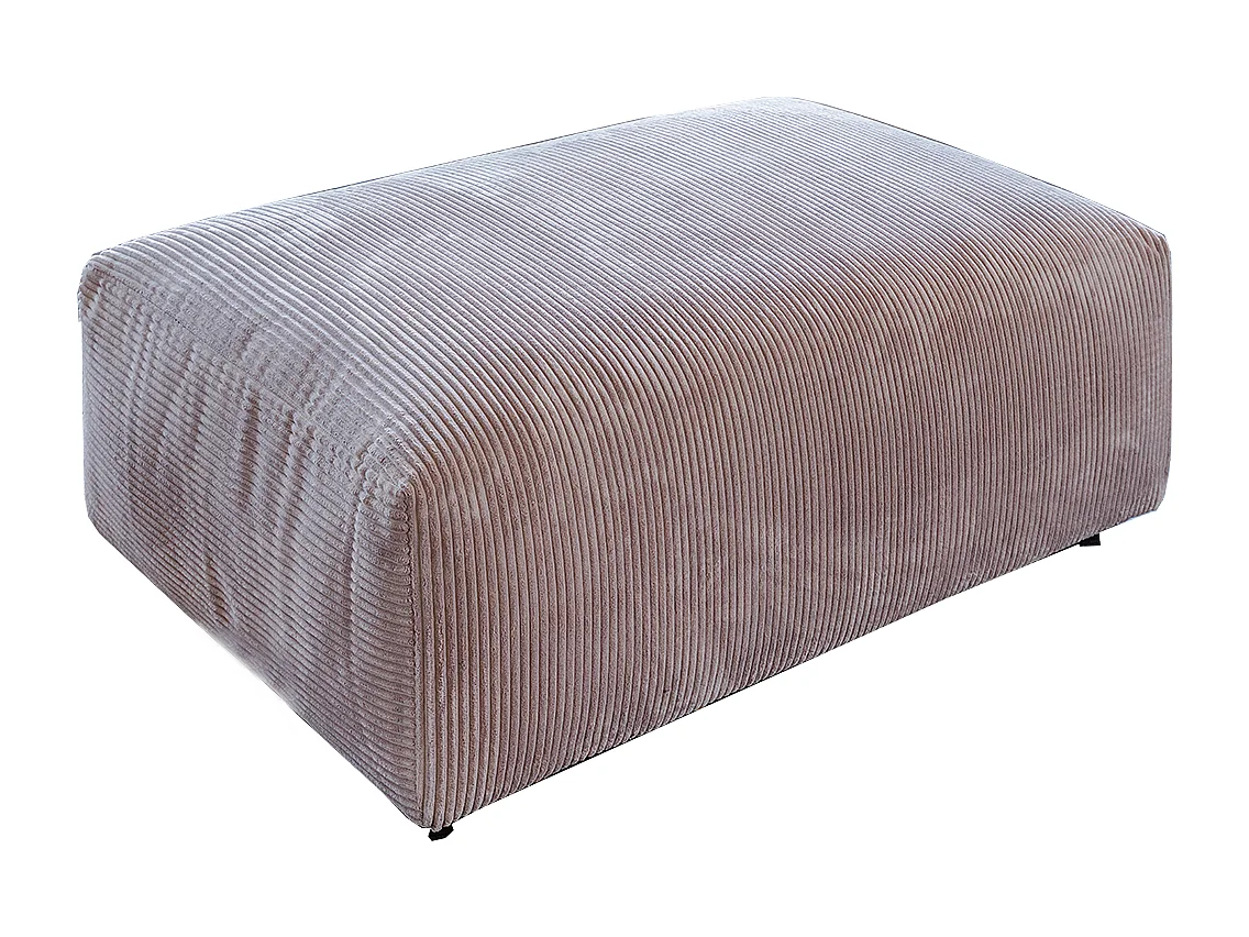 Polsterhocker - Taupe Cord - MIA