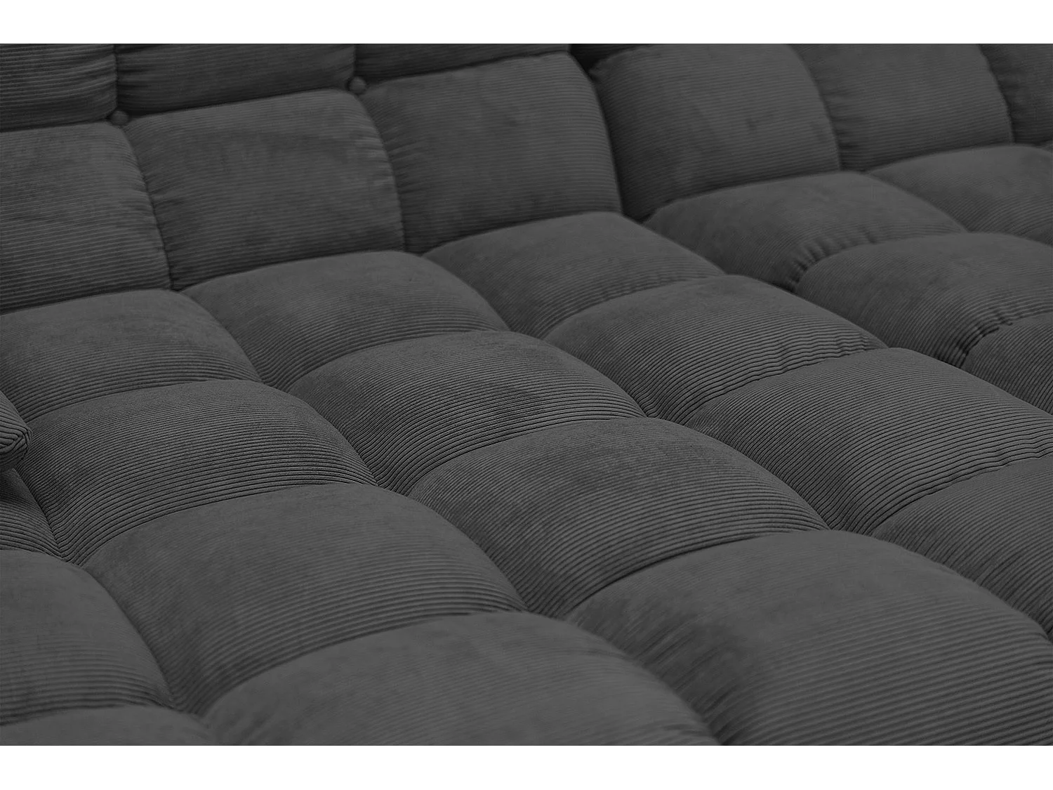 Bigsofa - Anthrazit Cord - VIVIEN