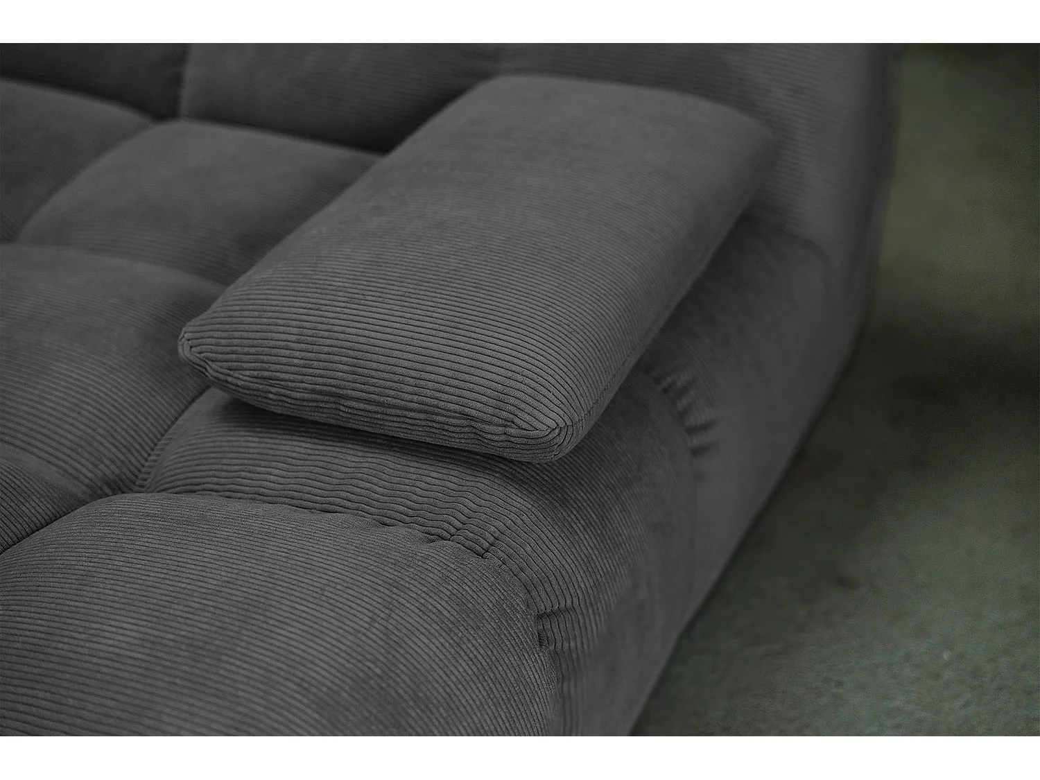 Bigsofa - Anthrazit Cord - VIVIEN