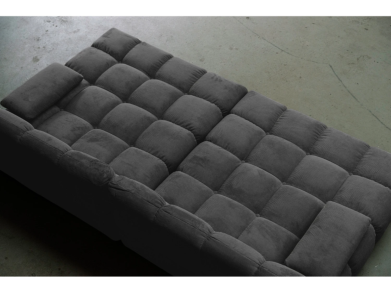 Bigsofa - Anthrazit Cord - VIVIEN