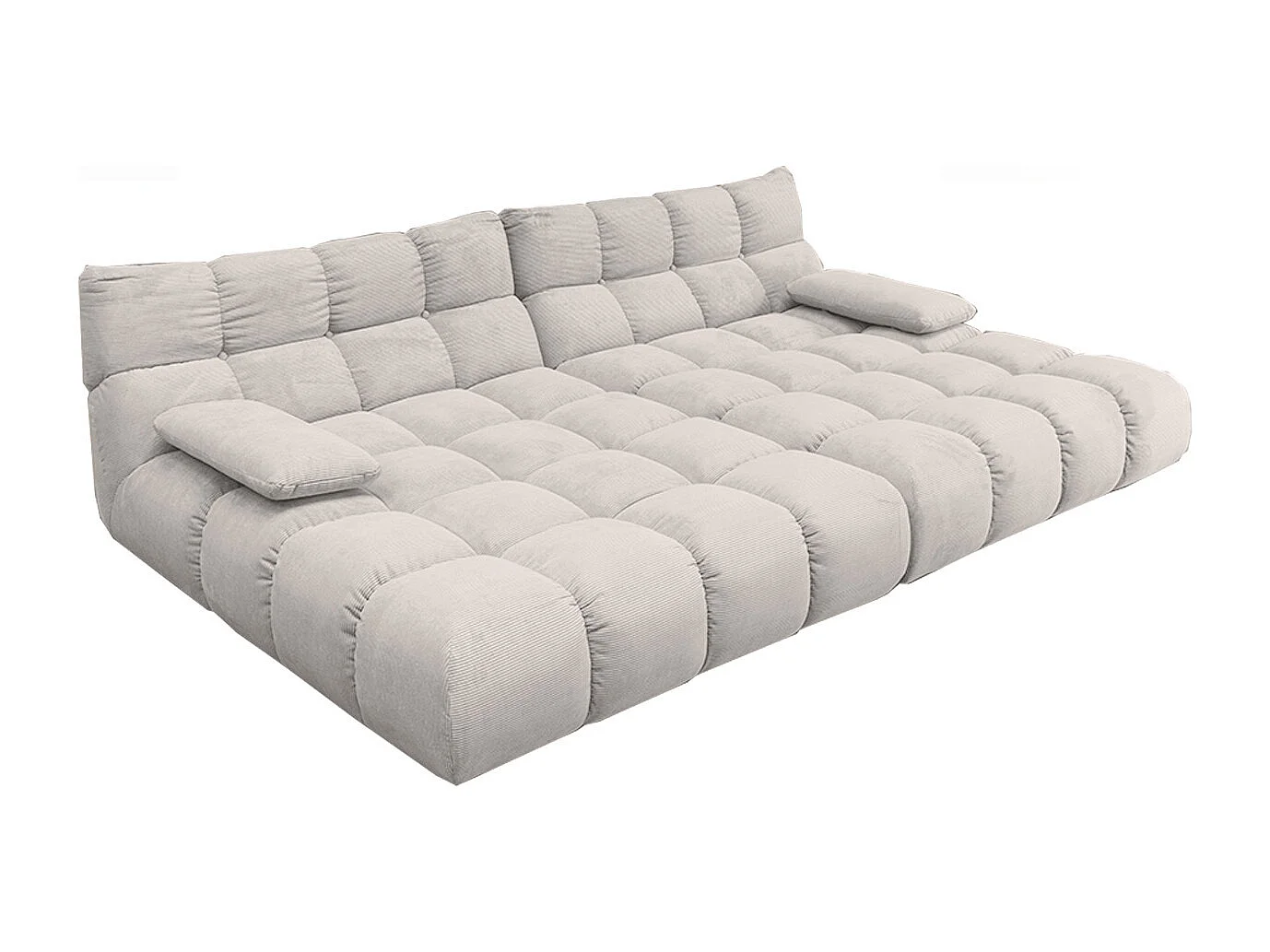 Bigsofa - Silber Cord - VIVIEN