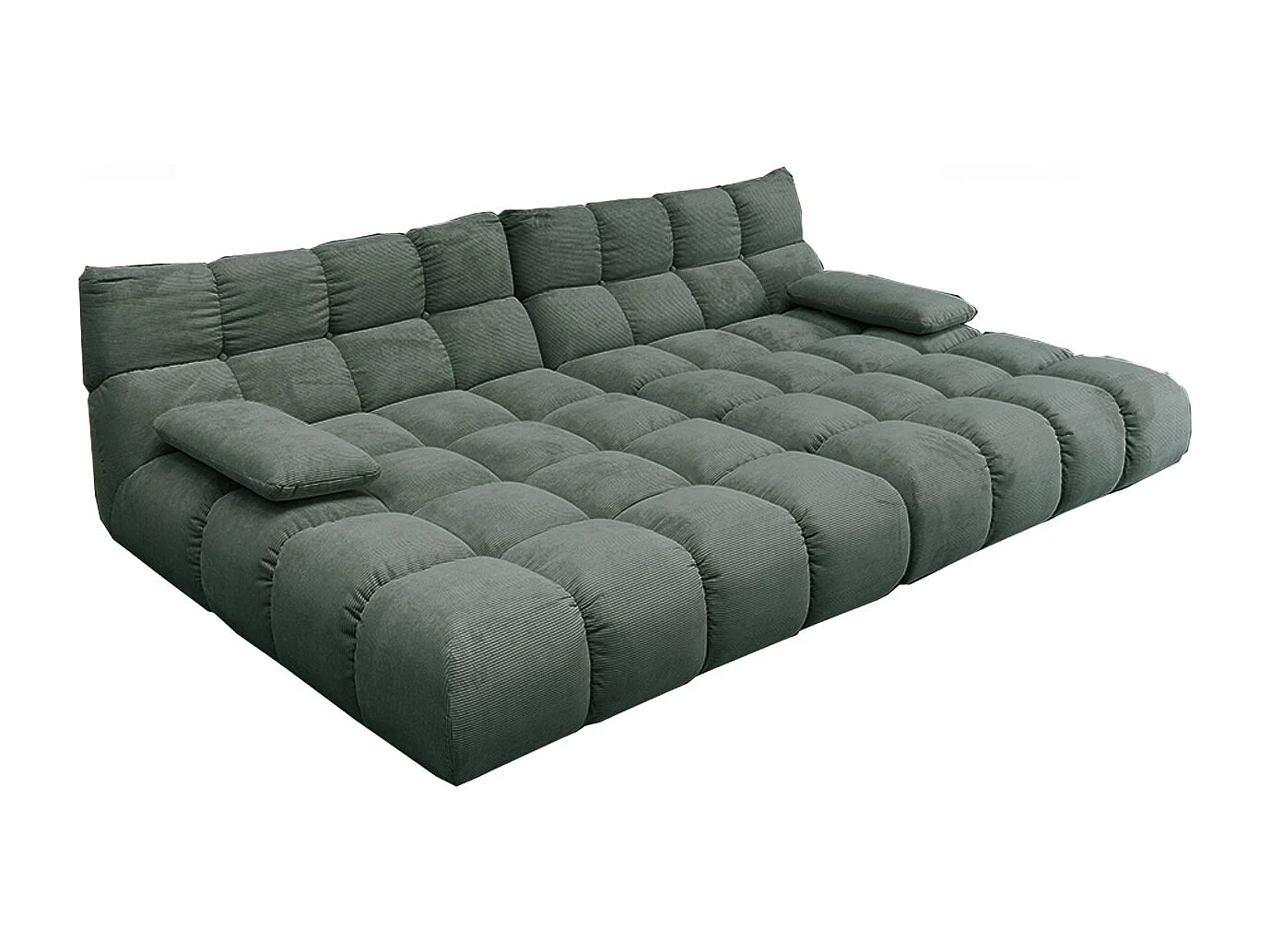 Bigsofa - Smaragdgrün Cord - VIVIEN