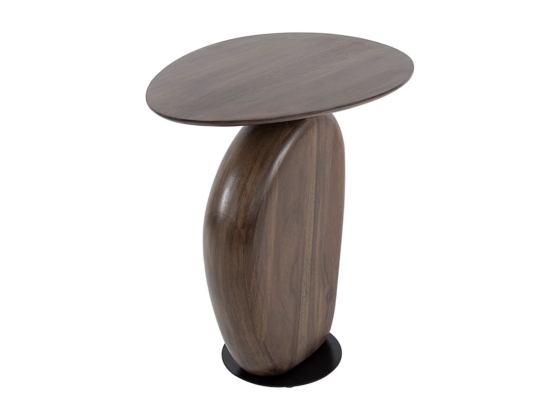 Mesa auxiliar - marrón Madera - 45 x 36 cm - MINOTA