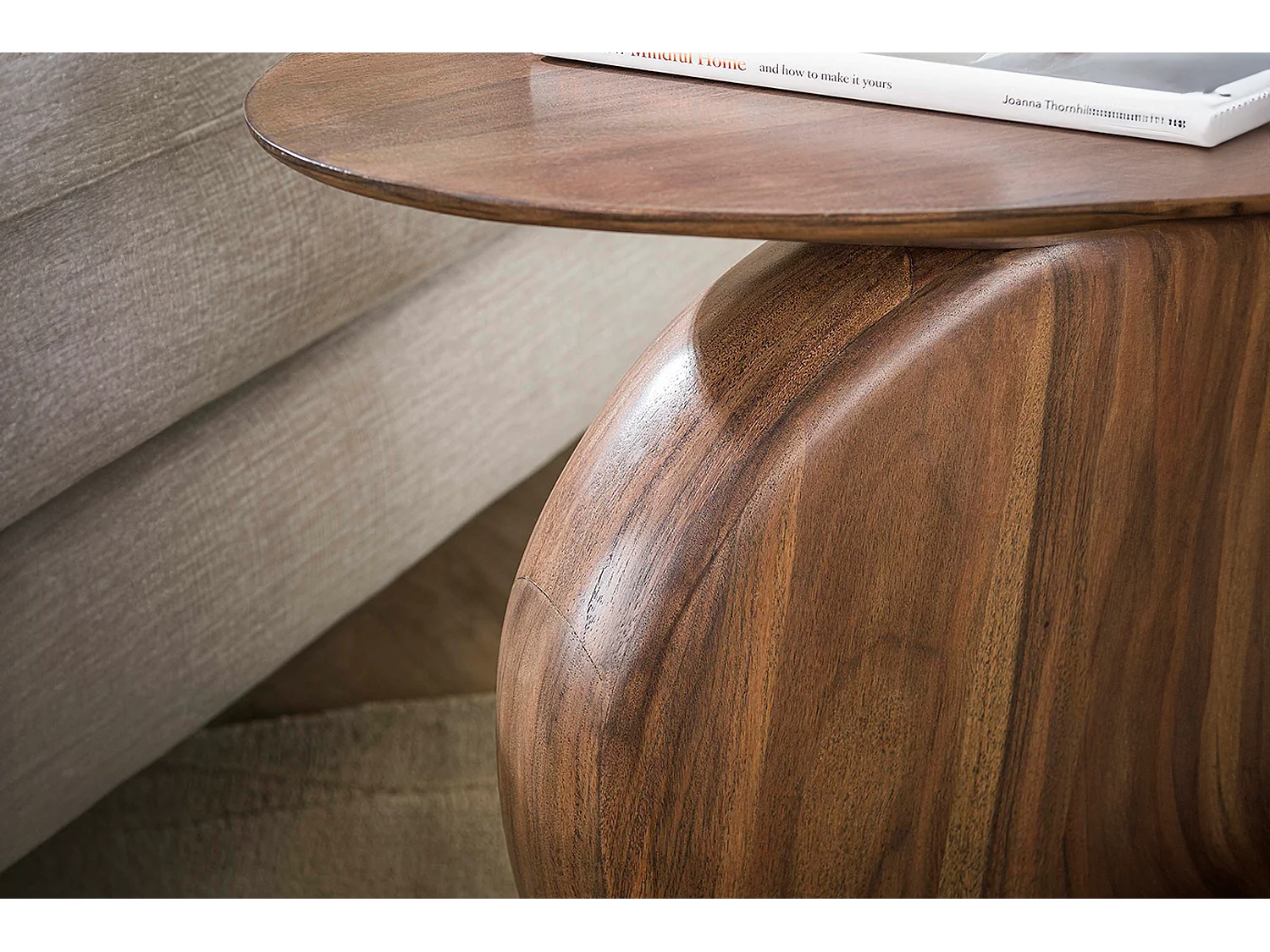 Bijzettafel - Bruin Hout - 45 x 36 cm - MINOTA