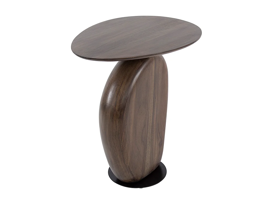 Bijzettafel - Bruin Hout - 45 x 36 cm - MINOTA