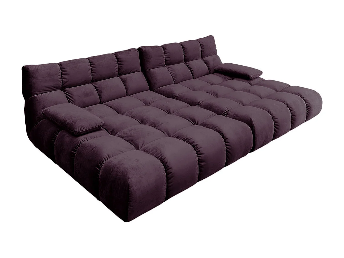 Sofá extra ancho - Violeta terciopelo - VIVIEN