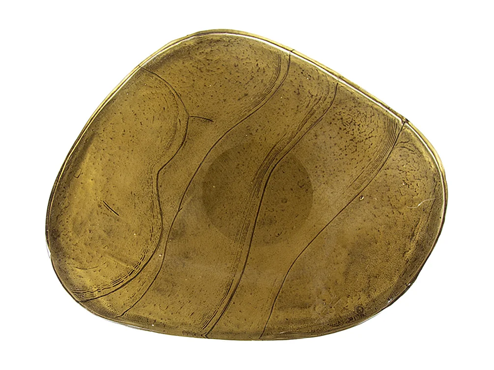 Mesa auxiliar - oro Cristal - 50 x 42 cm - DARI