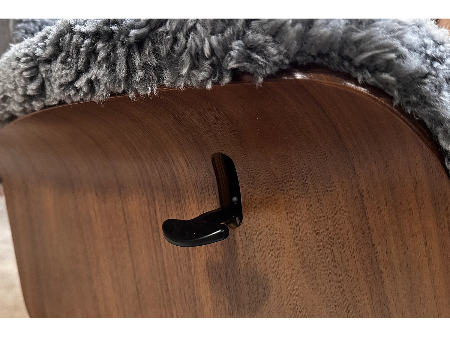 Relaxfauteuil - Lichtgrijs Schapenvacht - SILVA