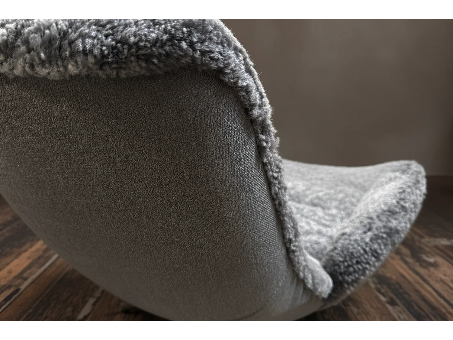 Relaxfauteuil - Lichtgrijs Schapenvacht - SILVA