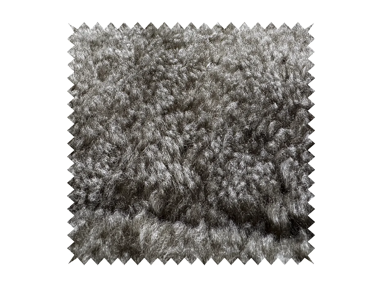 Poltrona relax - grigio chiaro Pelle di pecora - SILVA