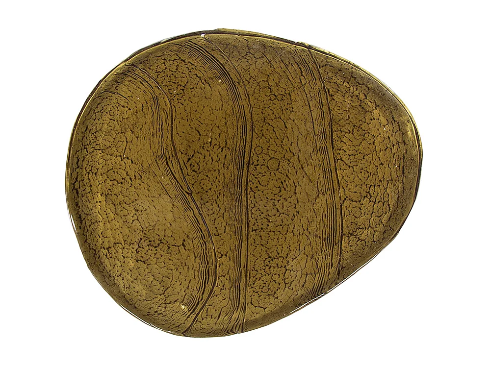 Beistelltisch - Gold Glas - 53 x 42 cm - DARI