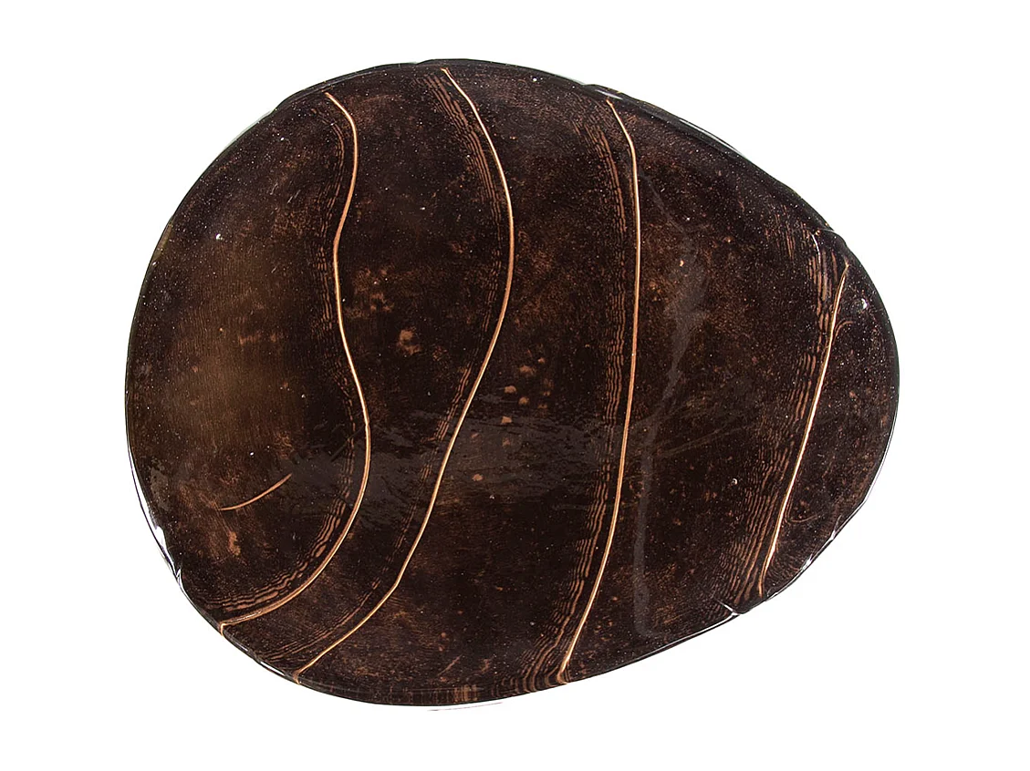 Mesa auxiliar - marrón Cristal - 38 x 33 cm - DARI