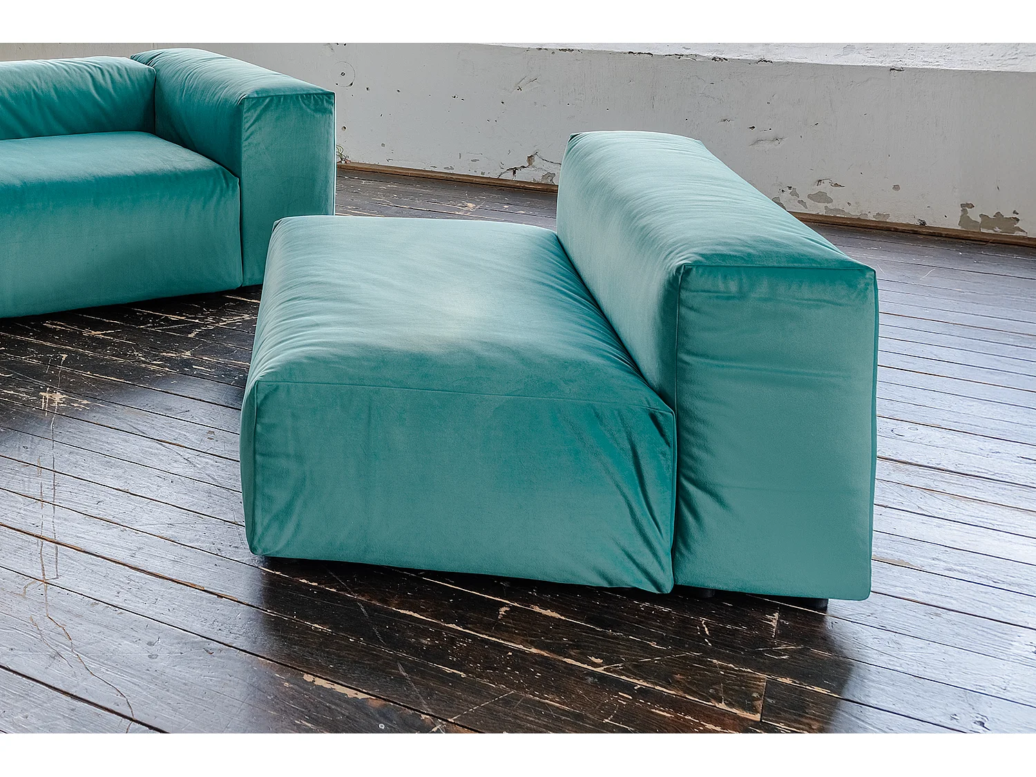 Sillones individuales - Verde terciopelo - MIA