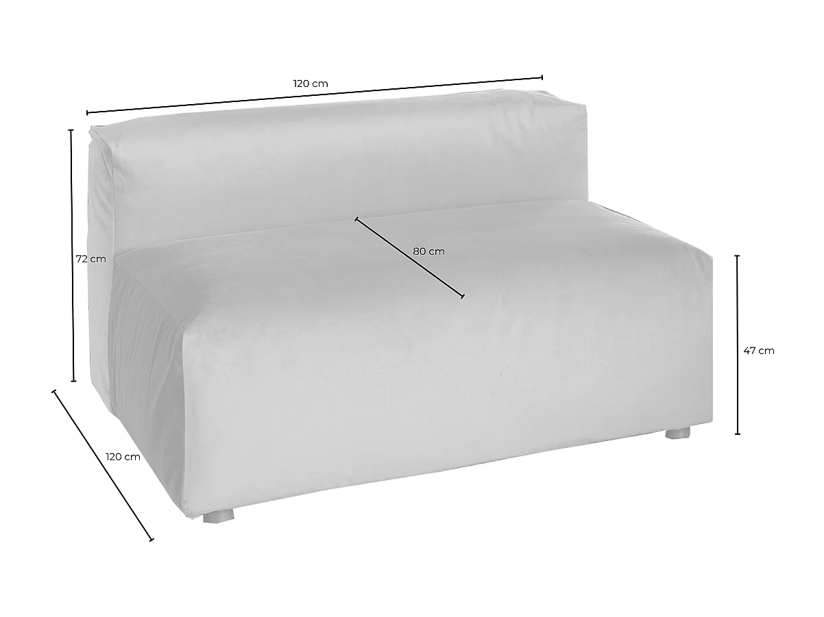 Sillones individuales - Verde terciopelo - MIA